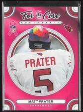 2024 Panini Photogenic #FTC-MPA Matt Prater For the Cure Arizona Cardinals