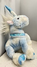 Vintage Animal Alley Unicorn Horse Plush Stuffed Animal Blue And White