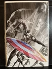 Captain America #600 Dynamic Forces Alex Ross B&W Exclusive (2009 Marvel)