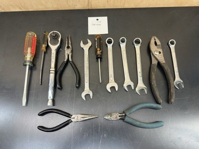 Used Assorted Lot of 13 Hand Tools Assorted Brands Styles Colors