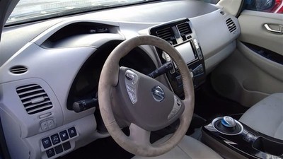 2012-2016 NISSAN LEAF FRONT DASH INSTRUMENT PANEL OEM 68200-3NF1A