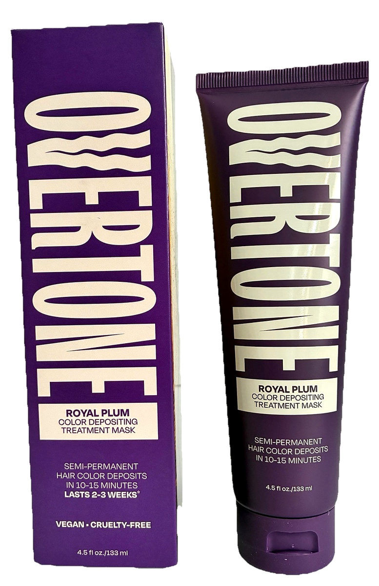 Overtone Royal Plum Color Depositing Treatment Mask Semi  display picture 1