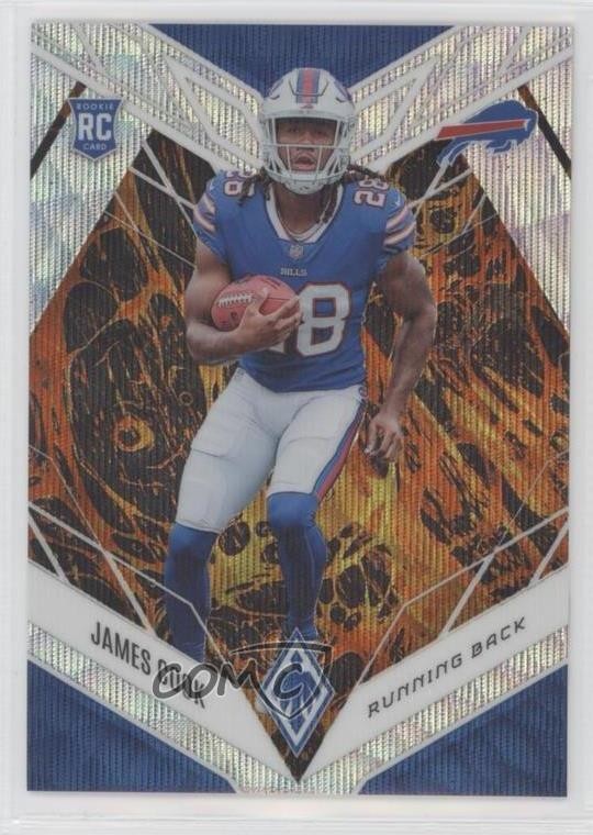 2022 Panini Phoenix Rookies Lava 113/175 James Cook #115 h8k
