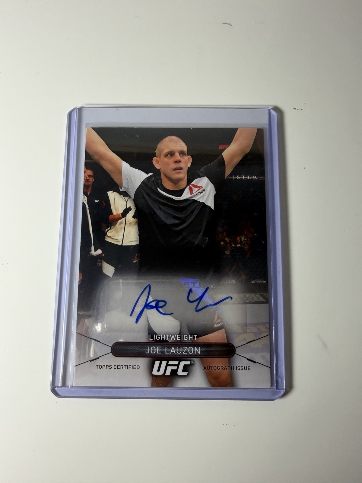 Joe Lauzon #HA-JL Ufc Cards 2016 Topps UFC High Impact Autographs trading card — raw and PSA graded price guide