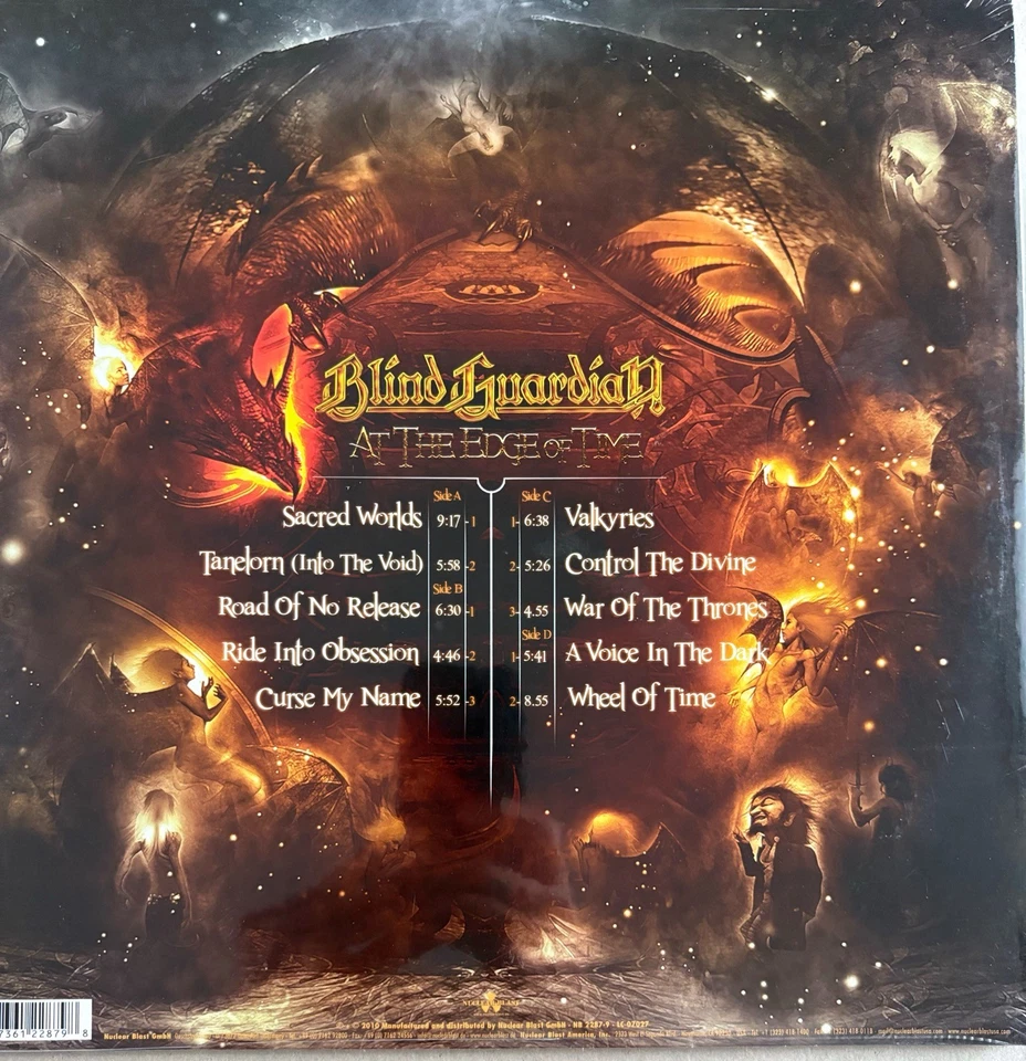 BLIND GUARDIAN - At The Edge Of Time Picture Disc 2 x VINYL LP BRAND NEW! MC1 - Image 2 of 2