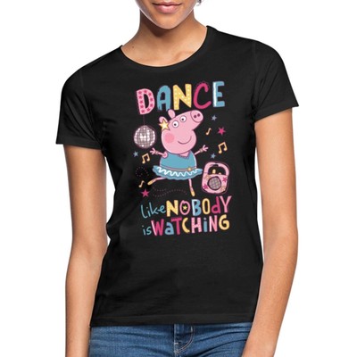 Peppa Wutz Dancing Queen Tanzen Frauen T-Shirt