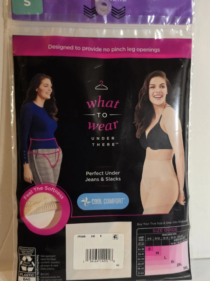 Tanga Maidenform Shapewear Tame Your Tummy Lace Shaping Beige FP0049, pequeña Foto 2 de 2