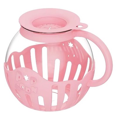2X(Hausgemachtes Mikrowellen-Popcorn, selbstexplosierender Topf aus Boro4559-Glas