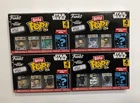 FUNKO BITTY POP STAR WARS COMPLETE BOX SET OF (4) CHASE LUKE 2023 SEALED NEW