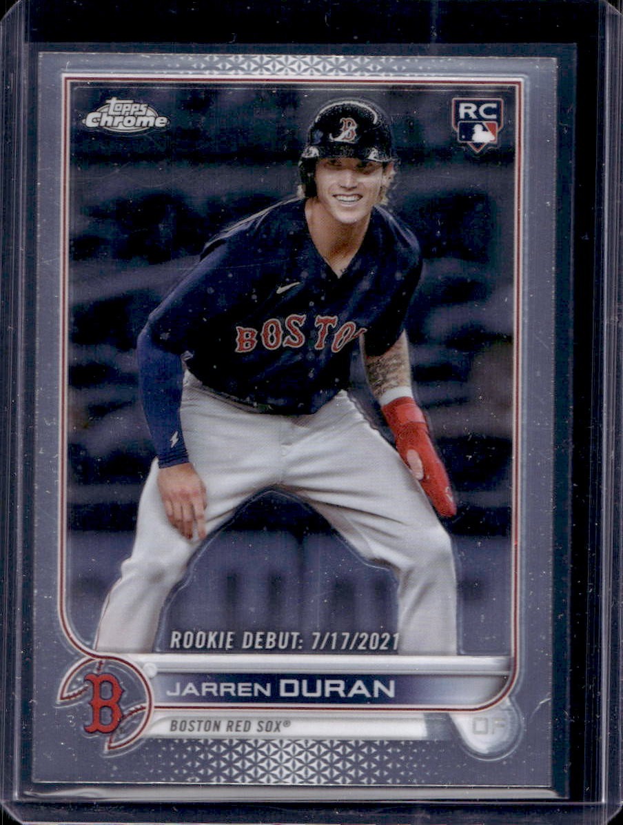 Jarren Duran 2022 Topps Chrome Update #USC70 Rookie Debut Qty Available