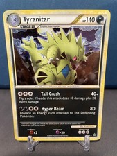 Tyranitar Holo Pokemon Card - HGSS Unleashed Deck Exclusive - 26/95