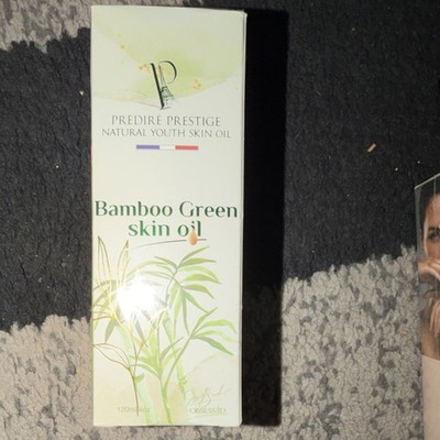 Prédiré Prestige Natural Youth Bamboo Green Moisturizer Oil Face Neck 120ml/4oz