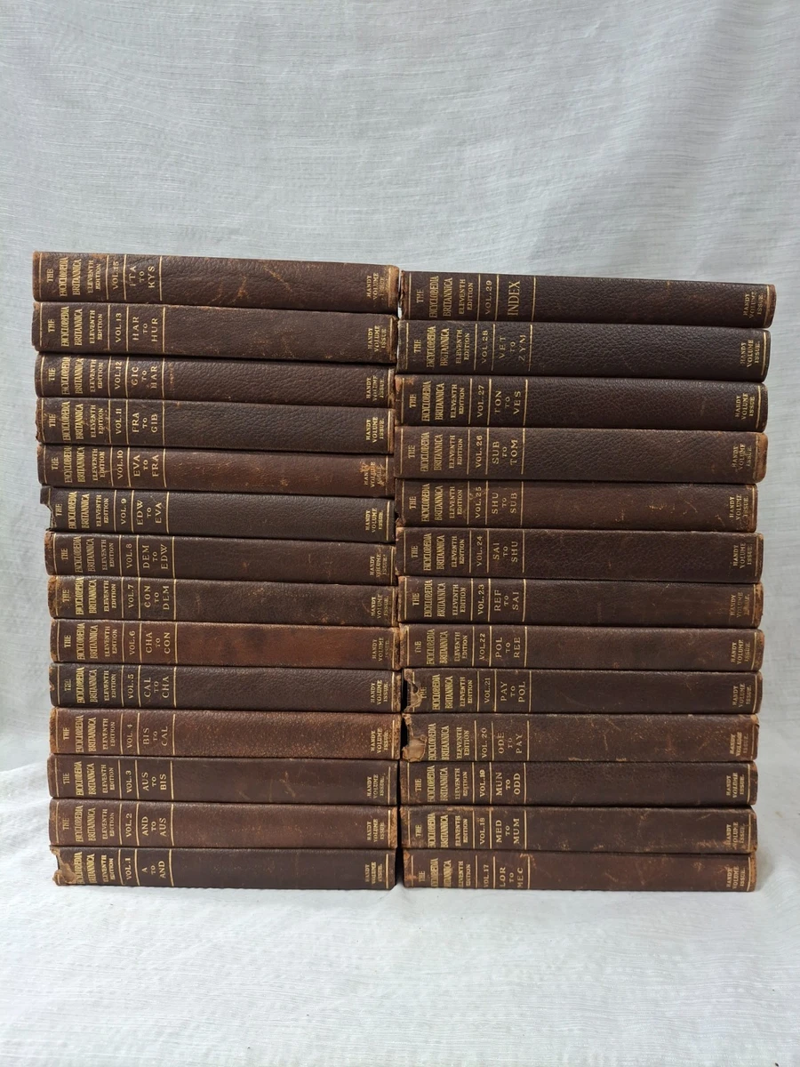 Encyclopædia Britannica, Inc Encyclopedias 1900-1949 Antiquarian