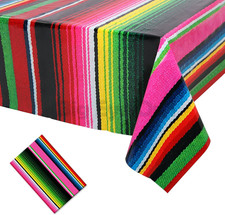 Mexican Fiesta Tablecloth Birthday Party Decorations Plastic Tablecover Mexico D