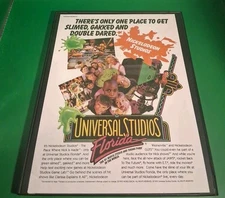 Universal Studios Nickelodeon Studios Framed Print Ad 1995 8.5x11 