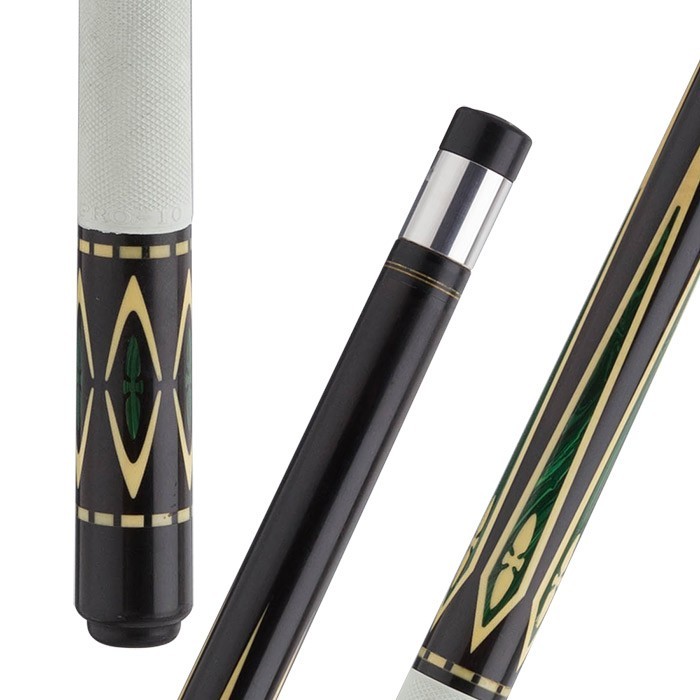 vintag Layani Custom Cue 2 Shafts Conical Joint Malachite Billiard Pool stick