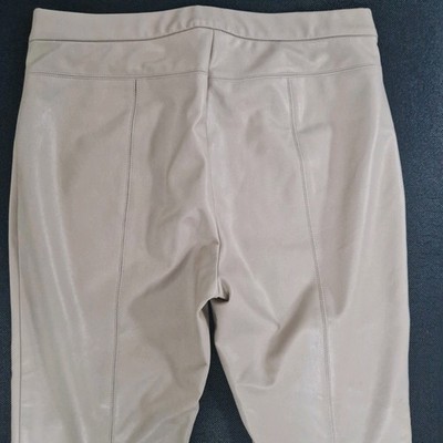 Raffaello Rossi Hose-Resa- Kunstleder Leggings Gr.40 beige 