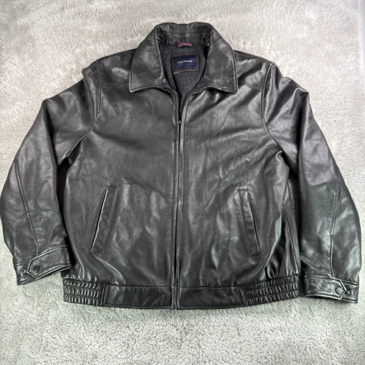 25+ Tommy Hilfiger Leather Outer Shell Jackets for Men for sale
