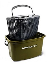 Lineaeffe Köderfischeimer oval grün 7 Liter