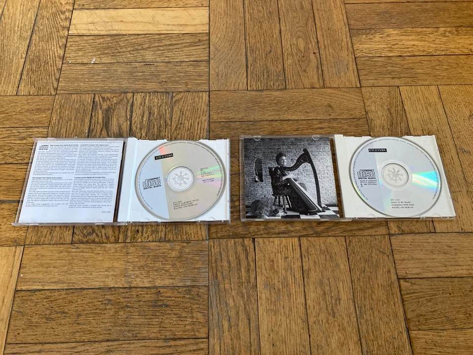 Rachel Ann Morgan 2 CD Lot, Music of My Heart and Sweet as Bardic Music Harp Foto 2 de 4