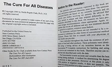 A Cure for All Diseases: With Many Case... by Clark, Hulda Regehr Audio cassette