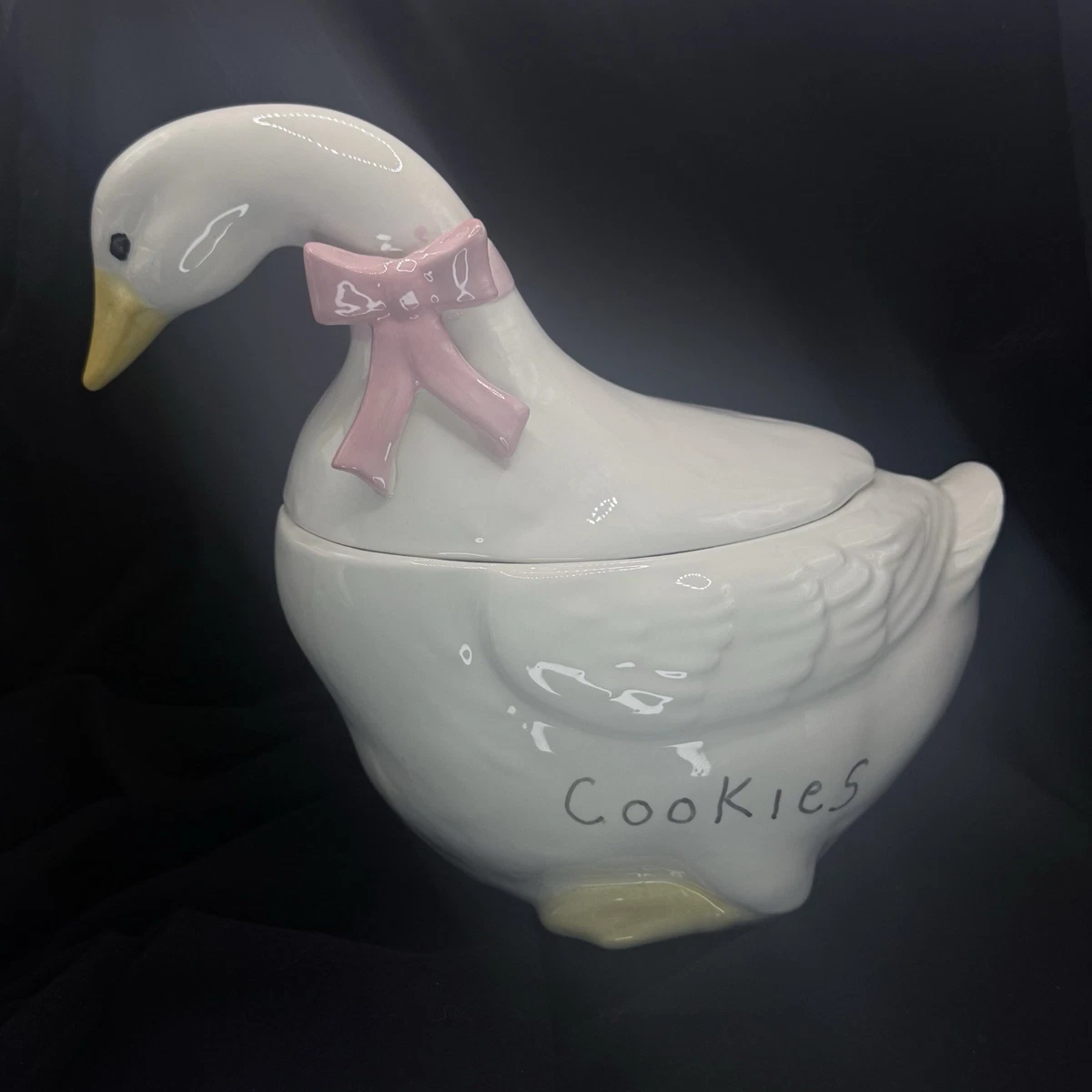Pink Ceramic Kitchen Cookie Jars for sale | eBay