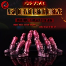 Open-ended Fantasy-Sleeve-Man-Condom-Sheath-Bigger-Penis-Extender-Enlarger-Girth