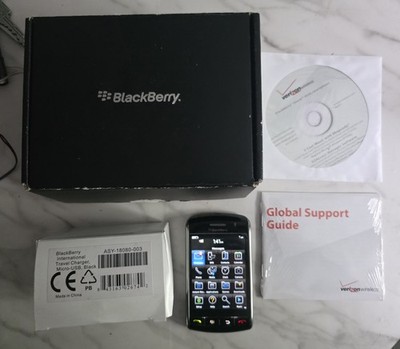 Blackberry Storm Smartphone 9530 Verizon *TESTED* Factory Reset Memory Wipe Done