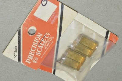 #ad O scale steam locomotive PARTS brass Precision Scale Co passenger car steps $3.00