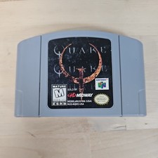 Quake N64 Nintendo 64 Authentic OEM Cartridge Tested and Cleaned