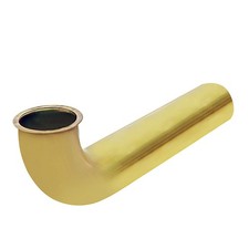 Flexcraft 22112 Direct Connect Waste Bend Tubular Drain 11/2x12 In 22GA Brass