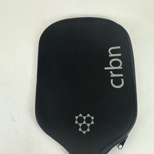 CRBN Pickle Ball Paddle COVER ONLY New - Black w/ Zipper Black w/Gray Logo