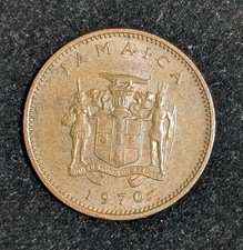 1970 Jamaica 1 Cent Circulated KM# 45