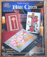 NEW American School Needlework Plastic Canvas Pattern Booklet "Bible Covers"