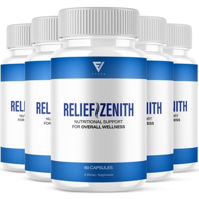 (5 Pack) Relief Zenith Nerve Capsules, ReliefZenith Advanced Pill (300 Capsules)