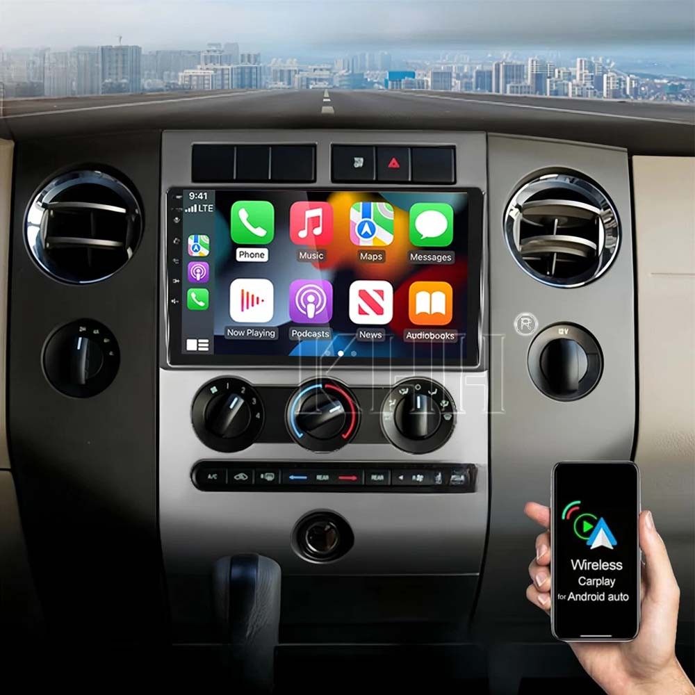 8+256G Apple Carplay Car Radio For Ford Expedition 2007-2014 WIFI GPS Android 15