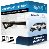 für Citroen Berlingo 06.2018-Jetzt Oris AnhäNgerkupplung Abnehmbar AHK