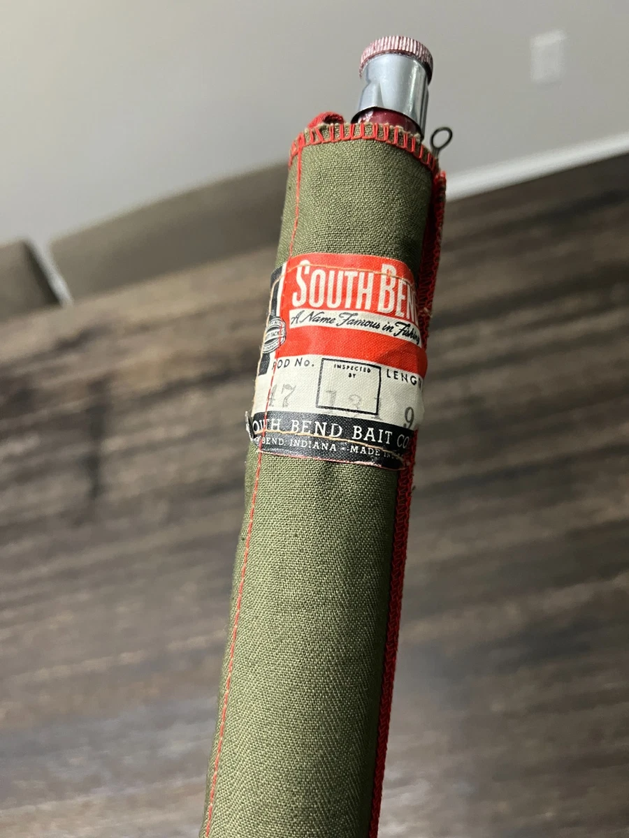 Porte-cannes South Bend – Plastique – Vintage – Neuf Jamais Utilisé – Boîte D'origine