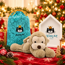 New Jellycat Smudge Monkey Medium Tags + Dust Bag Plush Christmas Birthday Gift