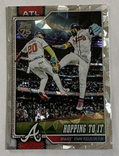 2026 Topps Diamante Foil Hopping To It Atlanta Braves Acuna/Ozuna #118