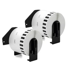 with Brother DK-22205 62mm x 30.48m (2-3/7" x 100') Continuous Labels Tape,fo...