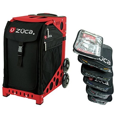 Zuca Obsidian Sport Insert Bag Red Frame Packing Pouch Set