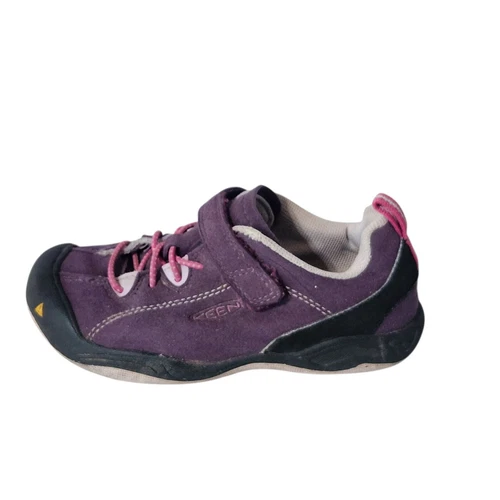 Keen Jasper Hiking Shoes Kids 13 Purple Pink Faux Lace Up Strap