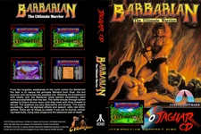 Atari Jaguar CD Game Barbarian, FULL Color in DVD case