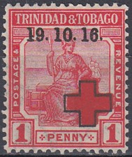 Croix-Rouge Trinité-et-Tobago O/P 1916 MNH - 1,20 euro