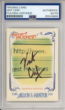 2015 TOPPS ALLEN GINTER SEARCH ENGINE VINT CERF SIGNED CARD PSA DNA AUTOGRAPHED