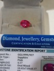 NATURAL EARTH MINED GGL CERTIFIED GEM TESTED HEATED OVAL PINK SAPPHIRE 4.17 CTS. — photo 1