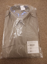 British Army Military Shirt Long Sleeve Stone RM / RAF / ARMY Size 40 (B3)