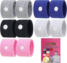 5 Pairs Nausea Wristbands Motion Sickness Relief Bands Car Sea Air Pregnancy Tra
