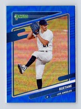 2021 Donruss Holo Blue #101b Walker Buehler Los Angeles Dodgers